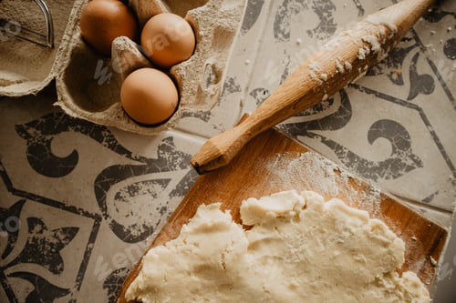 Preview: baking / making dough / eggs / cooking at home / flour