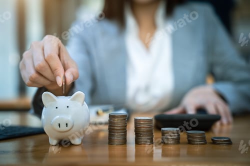 Preview: Saving Money with a Piggy Bank and Calculator
