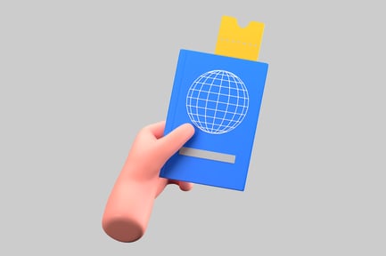 Preview: Passport with ticket