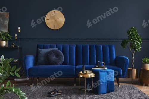 Preview: Stylish modern living room interior design