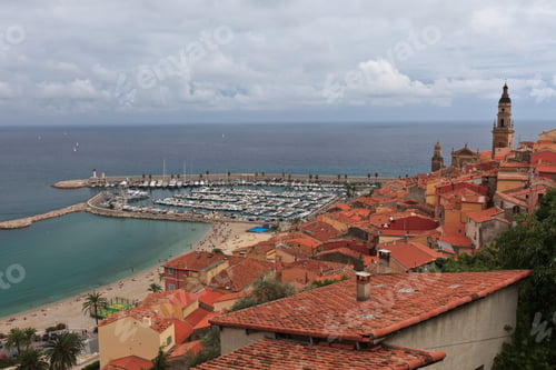Preview: Menton village near italian border