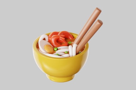 Preview: Bowl of ramen with chopsticks