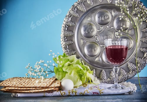 Preview: Pesah celebration concept - jewish Passover holiday