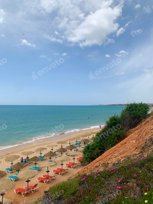 Preview: Serene, pristine beach stretches along the horizon in Portugal