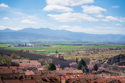 Preview: Mountains at Avila and medieval walls - Avila, Spain