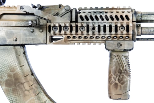 Preview: Kalashnikov assault rifle on white background