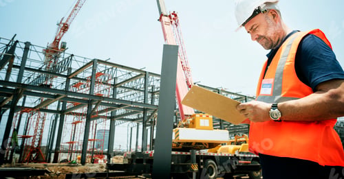 Preview: Architecture Construction Safety First Career Concept