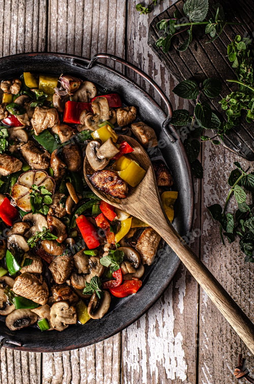 Preview: Stir fry chicken