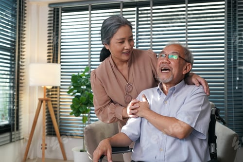 Preview: Home Healthcare Services Elementor, couple senior's concept.