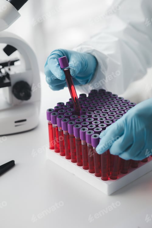 Preview: Laboratory is used for scientific research to examine and research blood obtained by sampling of pat