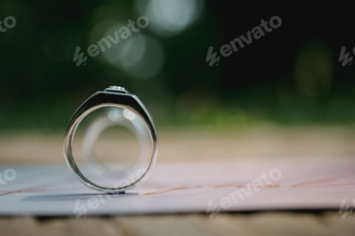 Preview: wedding rings,vintage picture style - Image