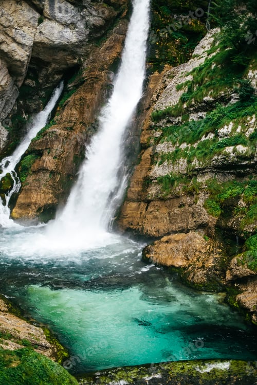 Preview: Savica waterfall at Bohinj Valley, Slovenia