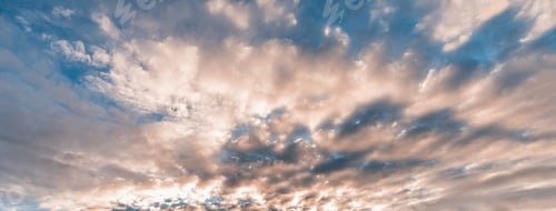 Preview: Colorful sky with cloudy at evening
