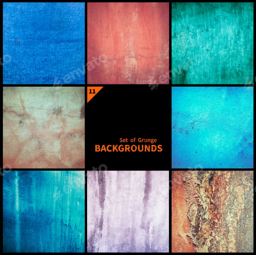 Preview: Collection Of Abstract Multicolored Backgrounds