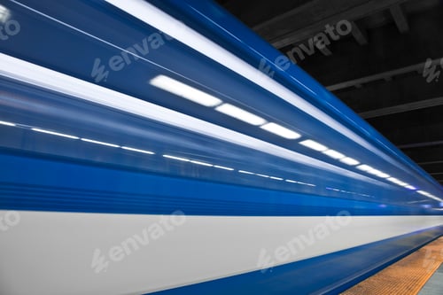 Preview: Fast metro passing by