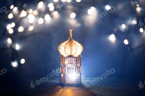 Preview: Arabic lantern, Ramadan kareem background