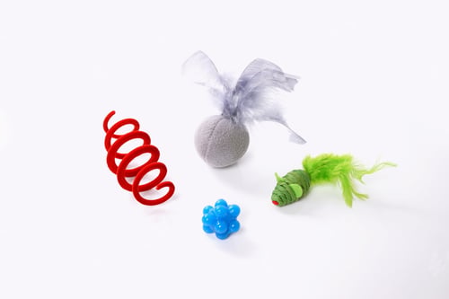 Preview: colorful cat toys