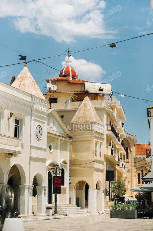 Preview: Old town of Zakynthos,old town houses of Zakynthos, Zakynthos, Greece
