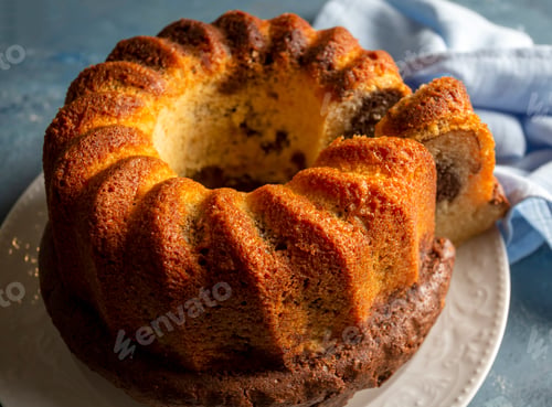 Preview: Delicious dried fruit cake sliced. dried fruitcake. Concept cake delicious, homemade.