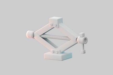 Preview: Scissor jack car lift tool