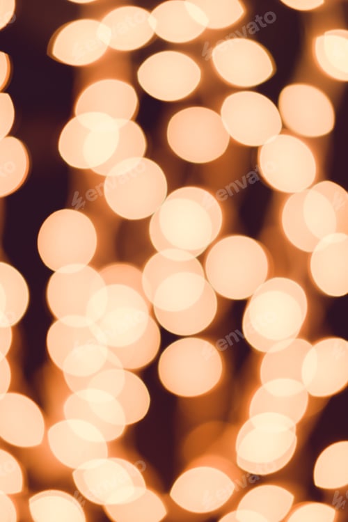 Preview: Blurred festive lights, bokeh