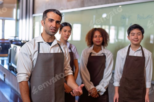 Preview: Chief teacher introduction students in learning in classes barrister small business