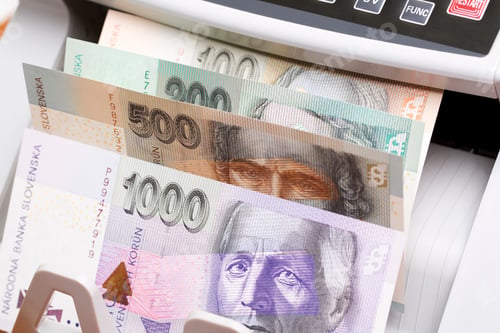 Preview: Slovak koruna in the counting machine