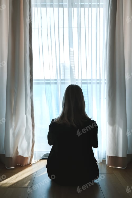 Preview: Depression.Psychological help,mental health, stress.Mental Health Awareness Week.Burnout syndrome, f