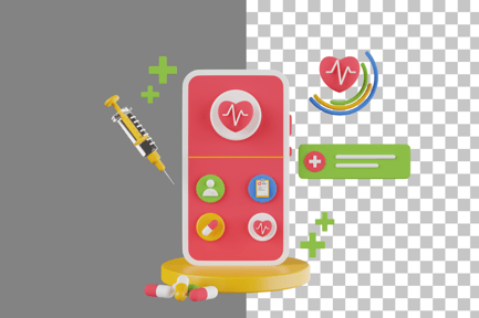 Preview: Healthcare App 3D Icon