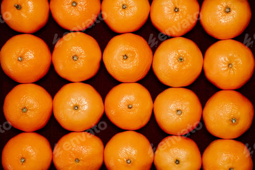 Preview: Ripe Clementine Background on red