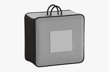 Preview: Packaged Bedding Set with Blank Label and Rope Handles