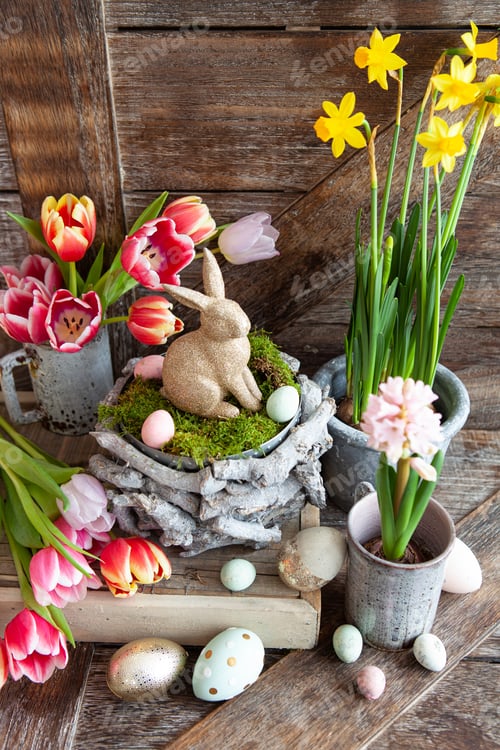 Preview: Colorful spring flowers