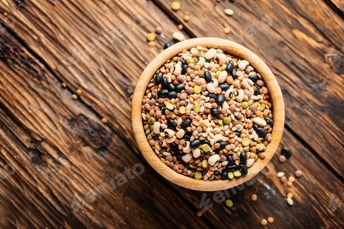 Preview: Mix of raw legumes