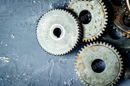 Preview: Gears from an old industrial machine