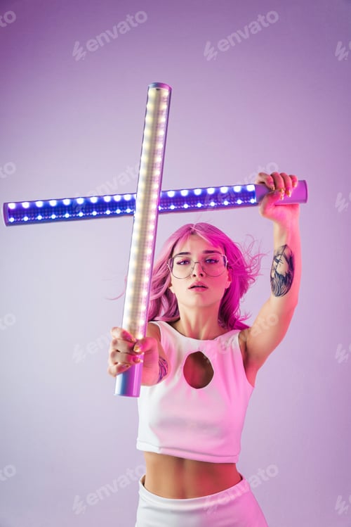 Preview: Beautiful woman with stylish clothes