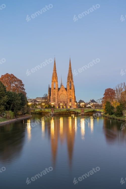 Preview: View of Strasbourg France the river