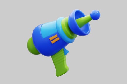 Preview: Cartoon raygun toy gun
