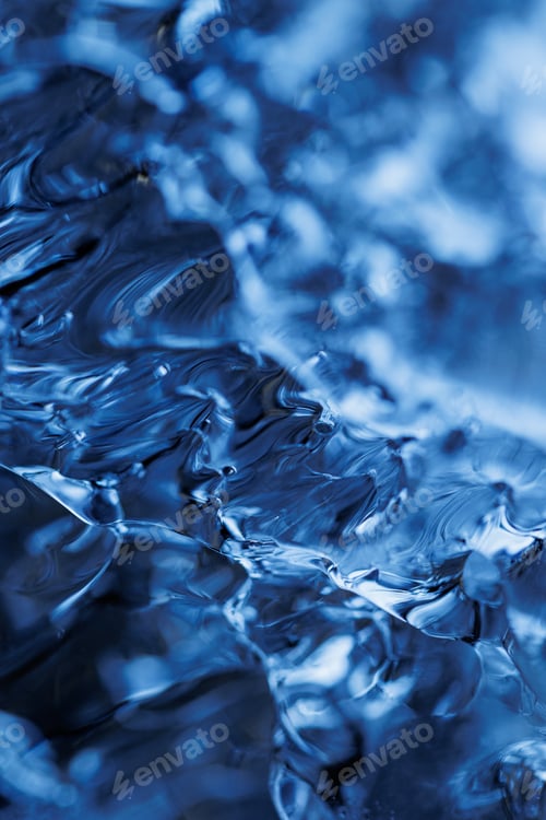 Preview: Macro shot of the details of ice texture