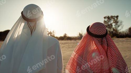 Preview: Two Sheiks Looking At The Sun