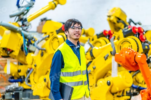 Preview: Engineer in charge of an automated manufacturing factory assembly line