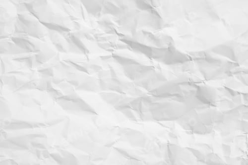 Preview: White crumpled paper texture background.