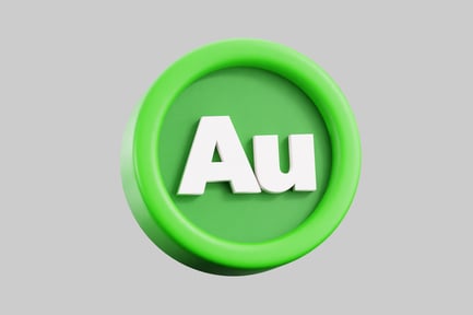 Preview: Green au button graphic