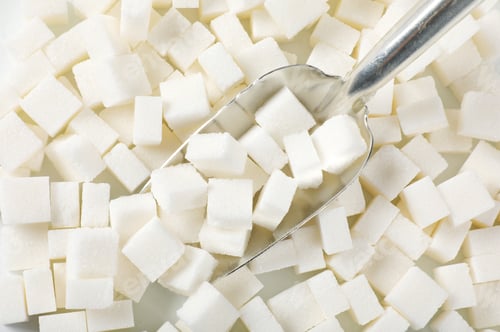Preview: white sugar cubes