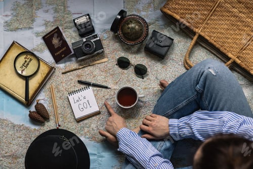 Preview: Travel flat lay.