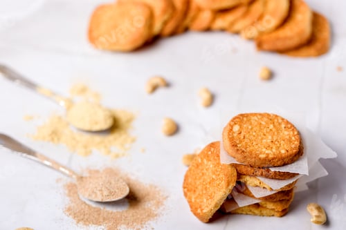 Preview: Oatmeal cookies with cashew nuts