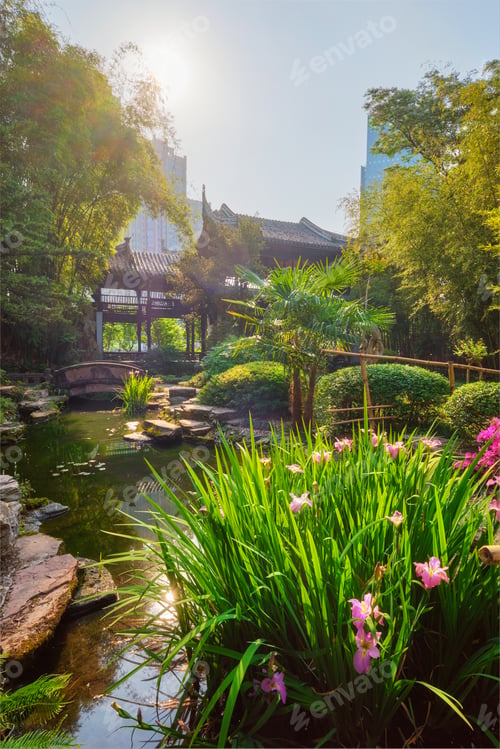 Preview: Wangjianglou park. Chengdu, Sichuan, China
