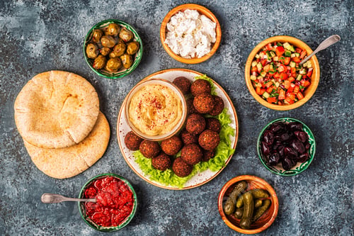 Preview: Falafel - traditional dish of Israeli and Middle Eastern cuisine