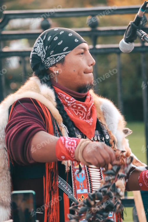 Preview: Andean musician outdoors