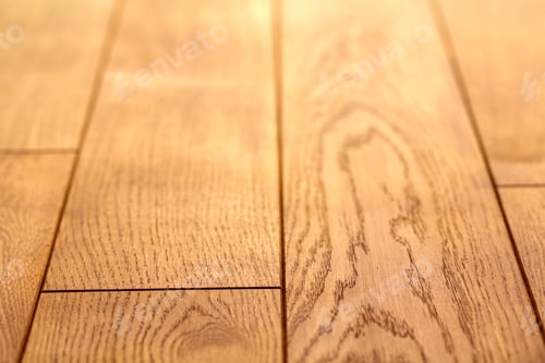 Preview: Natural light brown wooden parquet floor boards.