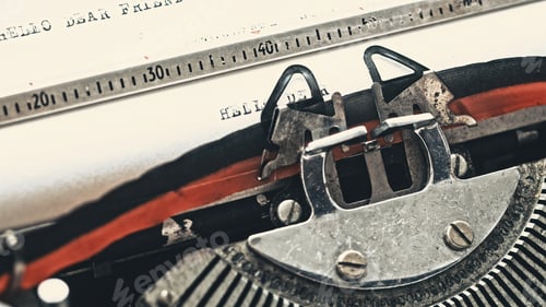 Preview: Vintage typewriter with text Chapter One